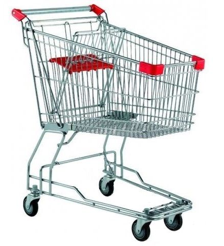 Купить Тележка покупательская EKSI STA060-BX (60л, с детским сидением)