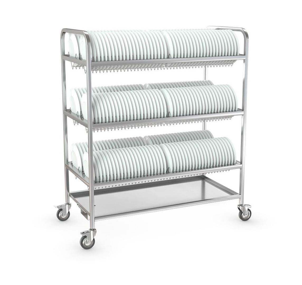 Купить ТЕЛЕЖКА ДЛЯ ТАРЕЛОК  ТТ-Л-3-1200.600-02 (ТТ-3)