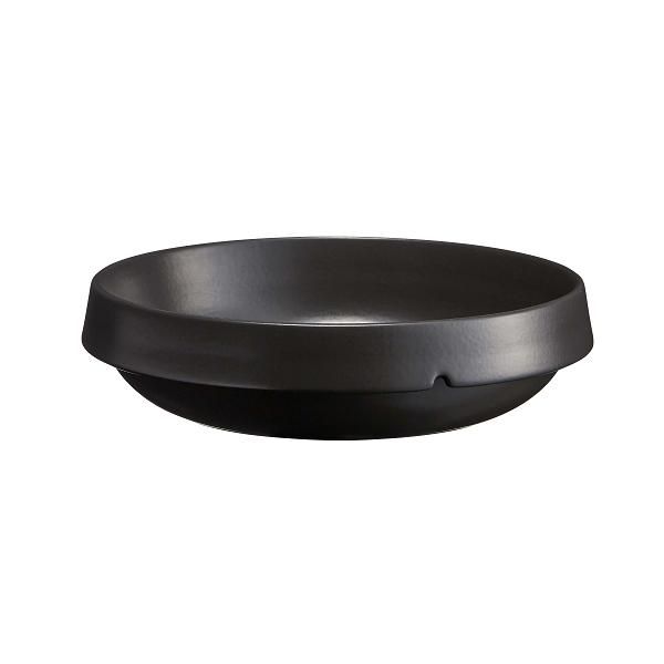 Купить Салатник керамический 1,8л d25см h6,5см, серия Welcome, цвет темно-серый 321813