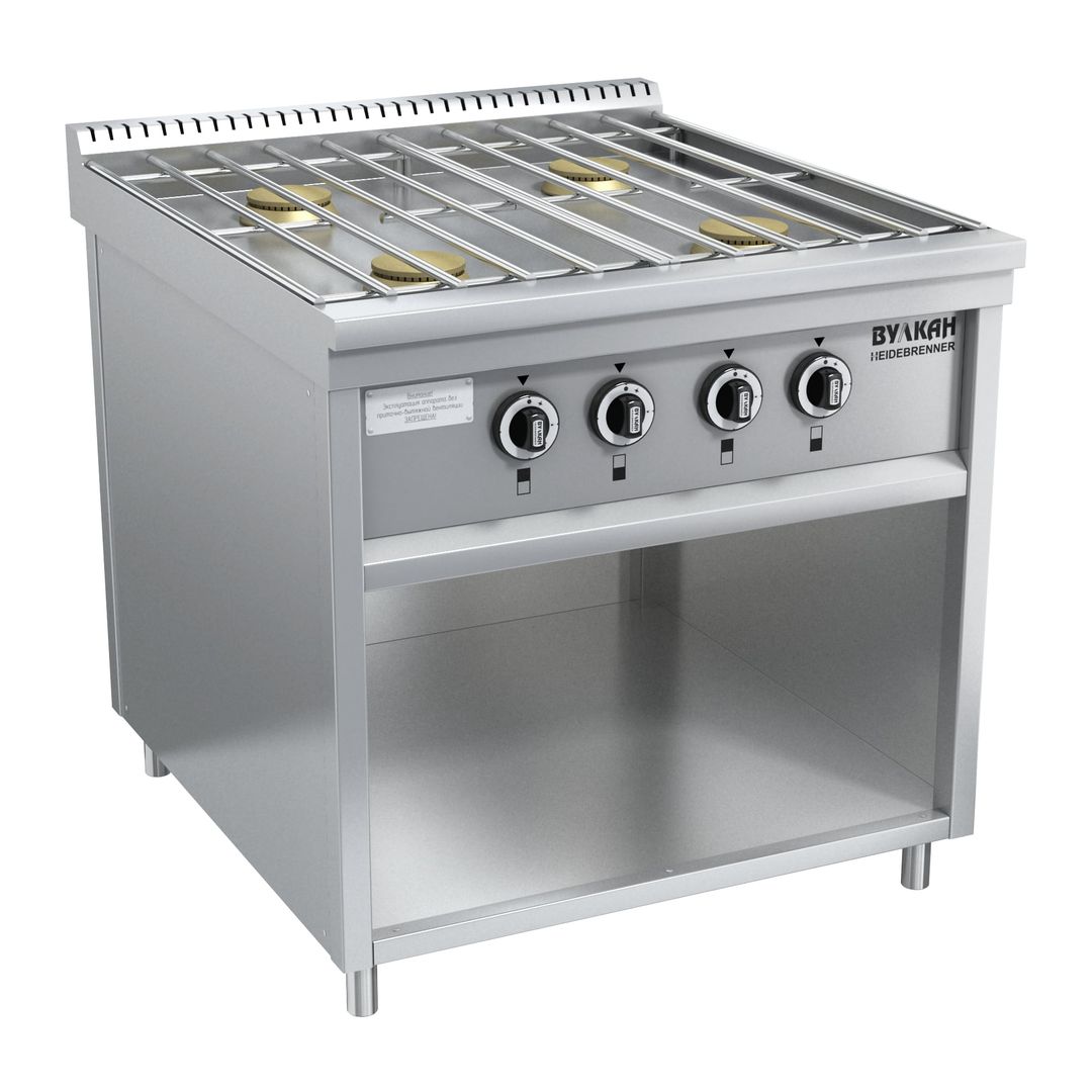 Купить ПЛИТА ГАЗОВАЯ ВУЛКАН-HEIDEBRENNER ПРГ-IIА-4М STANDART СЕРИЯ 900,АРТ.822409