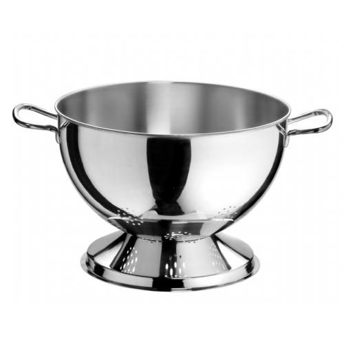 Купить Дуршлаг полусферический d34см h20см, на подставке, нерж.сталь