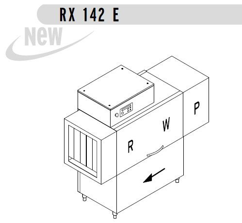 Купить МАШИНА ПОСУДОМОЕЧНАЯ DIHR RX 142 E SX