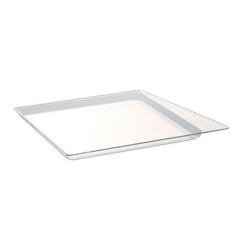 Купить Набор подложек/крышек для десерта 100х100/118мм h6мм "Квадрат", 50шт., пластик ZENBO00C