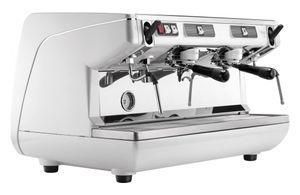 Купить Кофемашина-полуавтомат Appia LIFE 2gr S 220V, 2 группы (выс.), бойлер 11л, белая, 220V, экономайзер