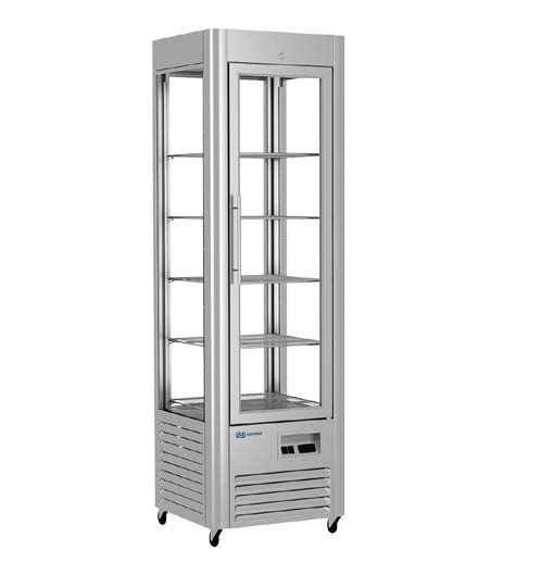 Купить ШКАФ-ВИТРИНА КОНДИТЕРСКИЙ KAYMAN КШВ-400М ЛЮКС НЕРЖАВЕЙКА