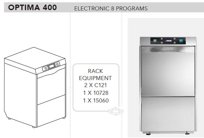 Купить МАШИНА ПОСУДОМОЕЧНАЯ DIHR OPTIMA 400