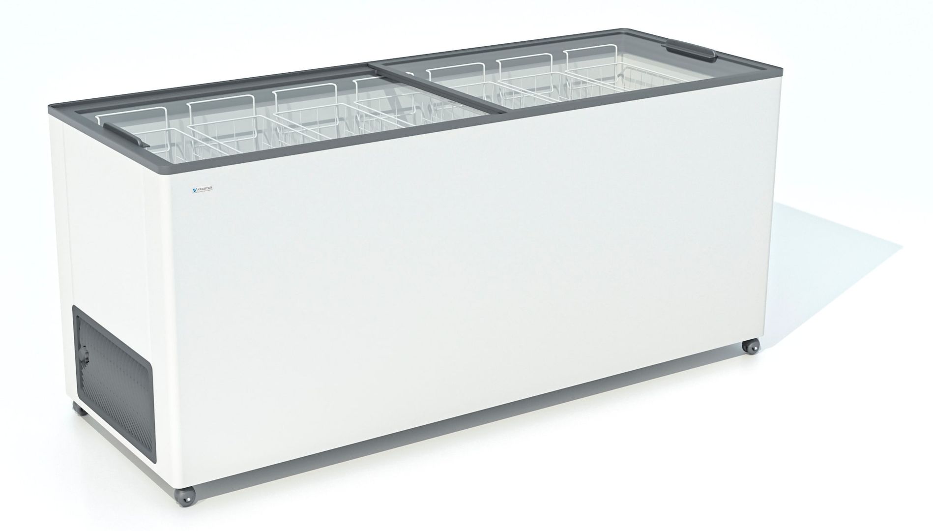 Купить ЛАРЬ МОРОЗИЛЬНЫЙ FROSTOR F 600 С ПРЯМОЕ СТЕКЛО СЕРЫЙ (ПРОПАН)