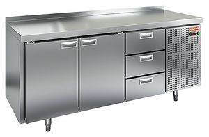 Купить GN 113/TN стол охл.(-2+10), 2 двери,3 ящика, 1835х700х850мм, HICOLD RUS