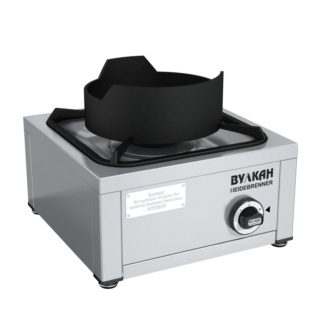 Купить ПЛИТА ВОК ГАЗ. HEIDEBRENNER KSB 01 8065