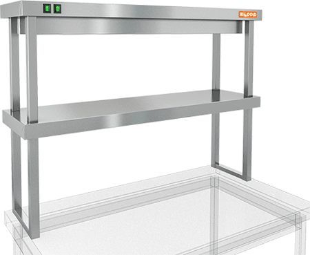 Купить ПОЛКА ТЕПЛОВАЯ ДВУХЪЯРУСНАЯ HICOLD TP2K-11/3