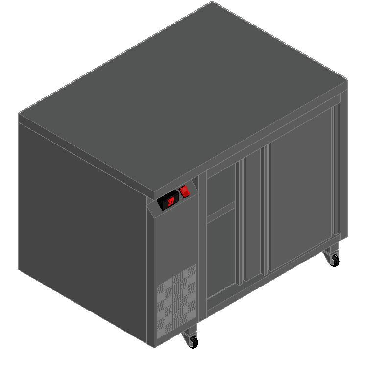 Купить СТОЛ С ТЕПЛОВЫМ ШКАФОМ HICOLD TS 10 GN O M