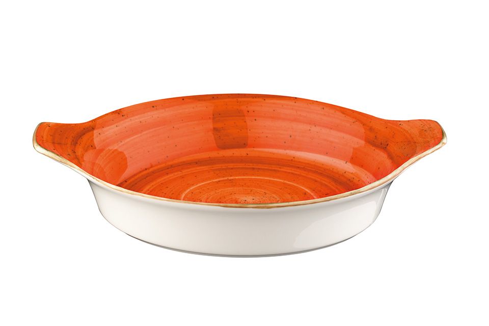Купить Bonna TERRACOTA AURA Блюдо для запекания ATC OPT 17 SH (с ручками, 17 см, терракотовый)