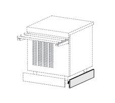 Купить ПЛИНТУС БОКОВОЙ SELF 700 APACH CHEF LINE L977804100