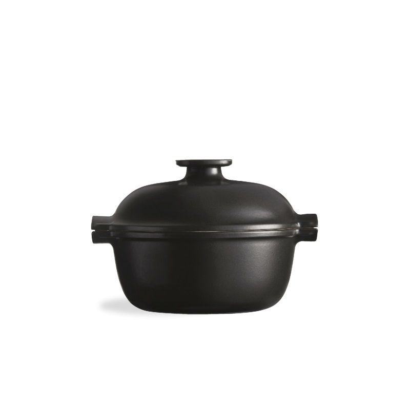 Купить Кастрюля керамическая 2,0л d22,5см, серия Delight, цвет темно-серый 662077