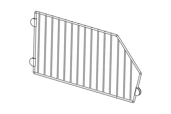 Купить T-DS 0300047-61_Разделитель для полок скошенный G=470 (цинк)