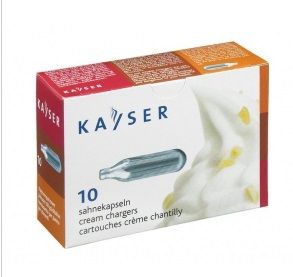 Купить Баллончики для сифона для взбивания сливок 10шт. Kayser (N2O) 31766