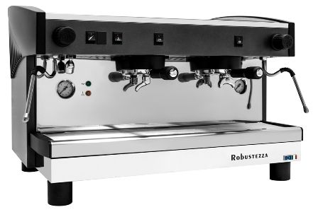 Купить КОФЕМАШИНА ПОЛУАВТОМАТ ROBUSTEZZA ST2M/ ЧЕРНАЯ+ВЫСОКАЯ ГРУППА 185 ММ МУЛЬТИФАЗНАЯ