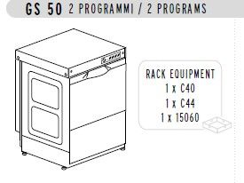 Купить МАШИНА ПОСУДОМОЕЧНАЯ DIHR GS 50+XP