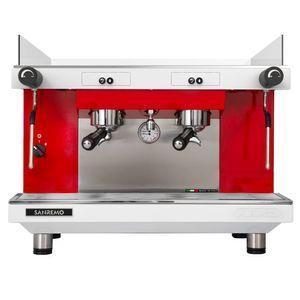 Купить Кофемашина Sanremo Zoe SAP (полуавтомат) 2 высокие гр. бело-красная