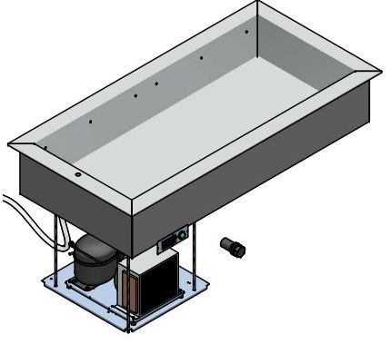 Купить ПРИЛАВОК ХОЛОД. ENOFRIGO BASE RF 1400 ВСТРАИВАЕМЫЙ
