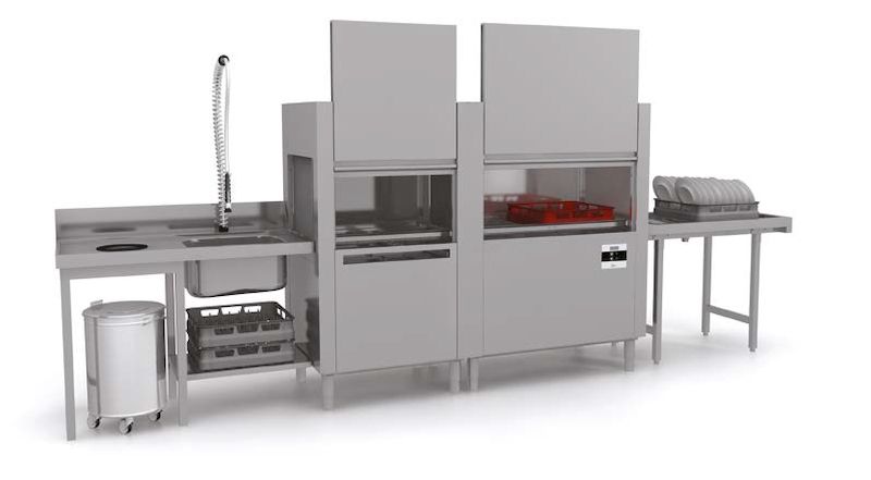 Купить МАШИНА ПОСУДОМОЕЧНАЯ КОНВЕЙЕРНАЯ APACH CHEF LINE LTIT200 PWR BY2XW