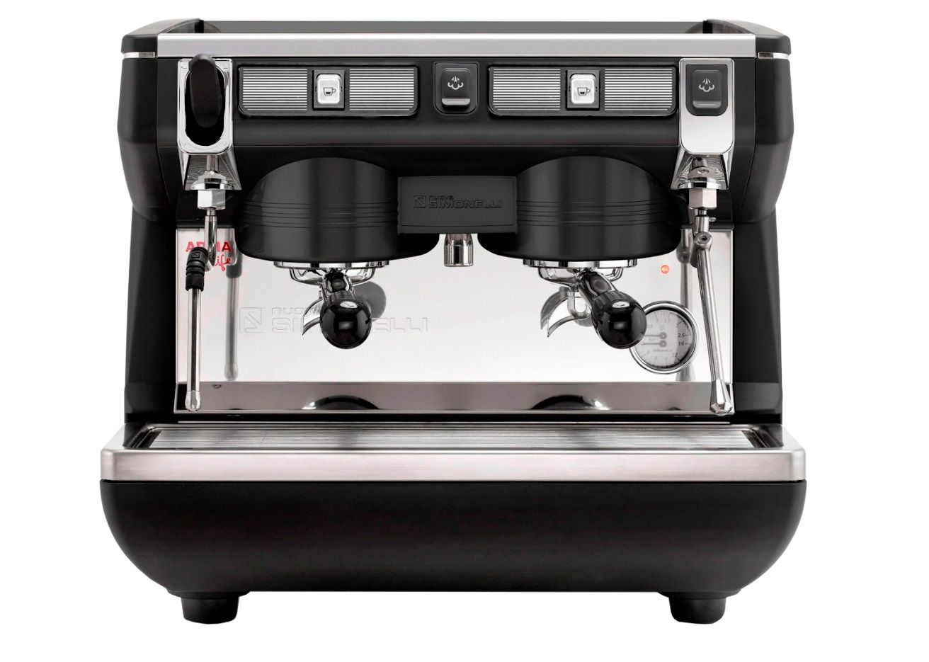 Купить КОФЕМАШИНА APPIA LIFE COMPACT 2GR S/ ЧЕРНЫЙ+ЭКОНОМАЙЗЕР+ВЫСОКАЯ ГРУППА 1Ф 167633