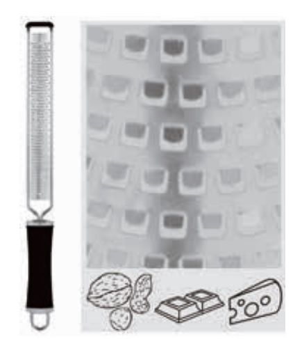 Купить Терка для сыра, орехов и шоколада нерж.стал, пластик. ручка, черный 42560-03