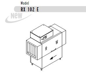 Купить МАШИНА ПОСУДОМОЕЧНАЯ DIHR RX 102 E SX