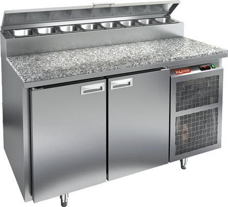 Купить СТОЛ ДЛЯ ПИЦЦЫ HICOLD PZ2-11GN (1/6) КАМЕНЬ