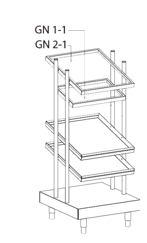 Купить ДИСПЕНСЕР ДЛЯ КОНТЕЙНЕРОВ И СТАКАНОВ APACH CHEF LINE LDCG76