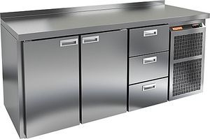 Купить GN 113 BR2 TN стол. охл. (-2+10), 2 двери, 3 ящика, увелич. объема, на низ. ножках, 1950х700х850мм