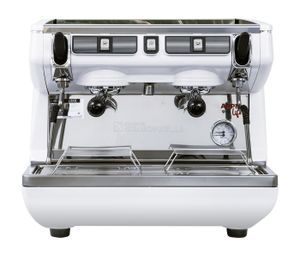 Купить Кофемашина-полуавтомат Appia Life Compact 2Gr S 220V, 2 группы (выс.), бойлер 7.5л, белая, экономайз