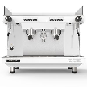 Купить Кофемашина Sanremo Zoe SED (автомат) 2 высокие гр. белая