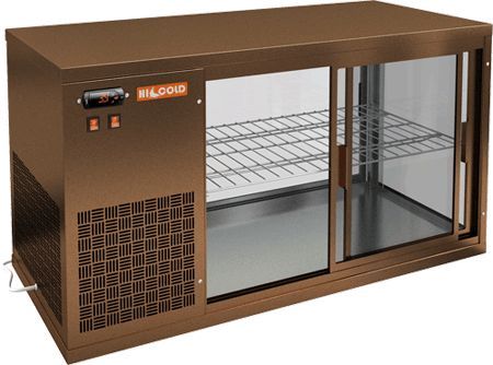 Купить ВИТРИНА HICOLD VRL 1300 L BRONZE