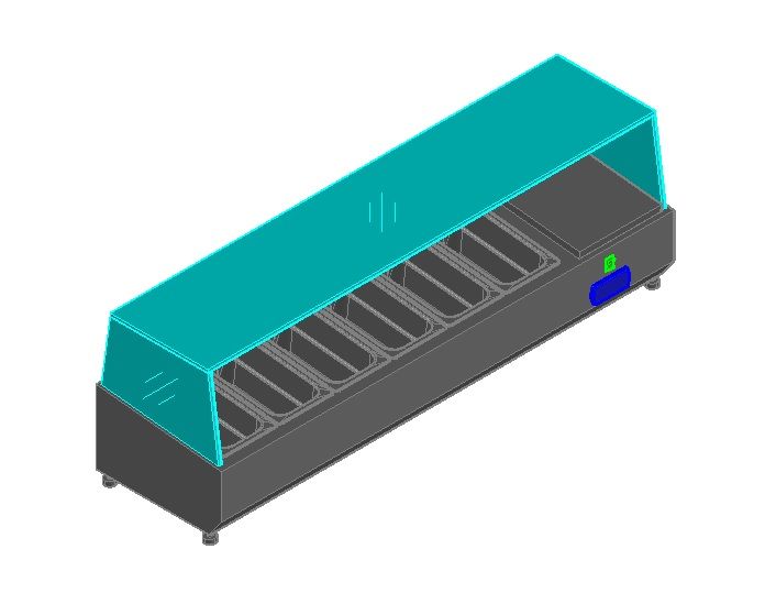 Купить ВИТРИНА VRTG 1390 Д/СТОЛА HICOLD PZ3