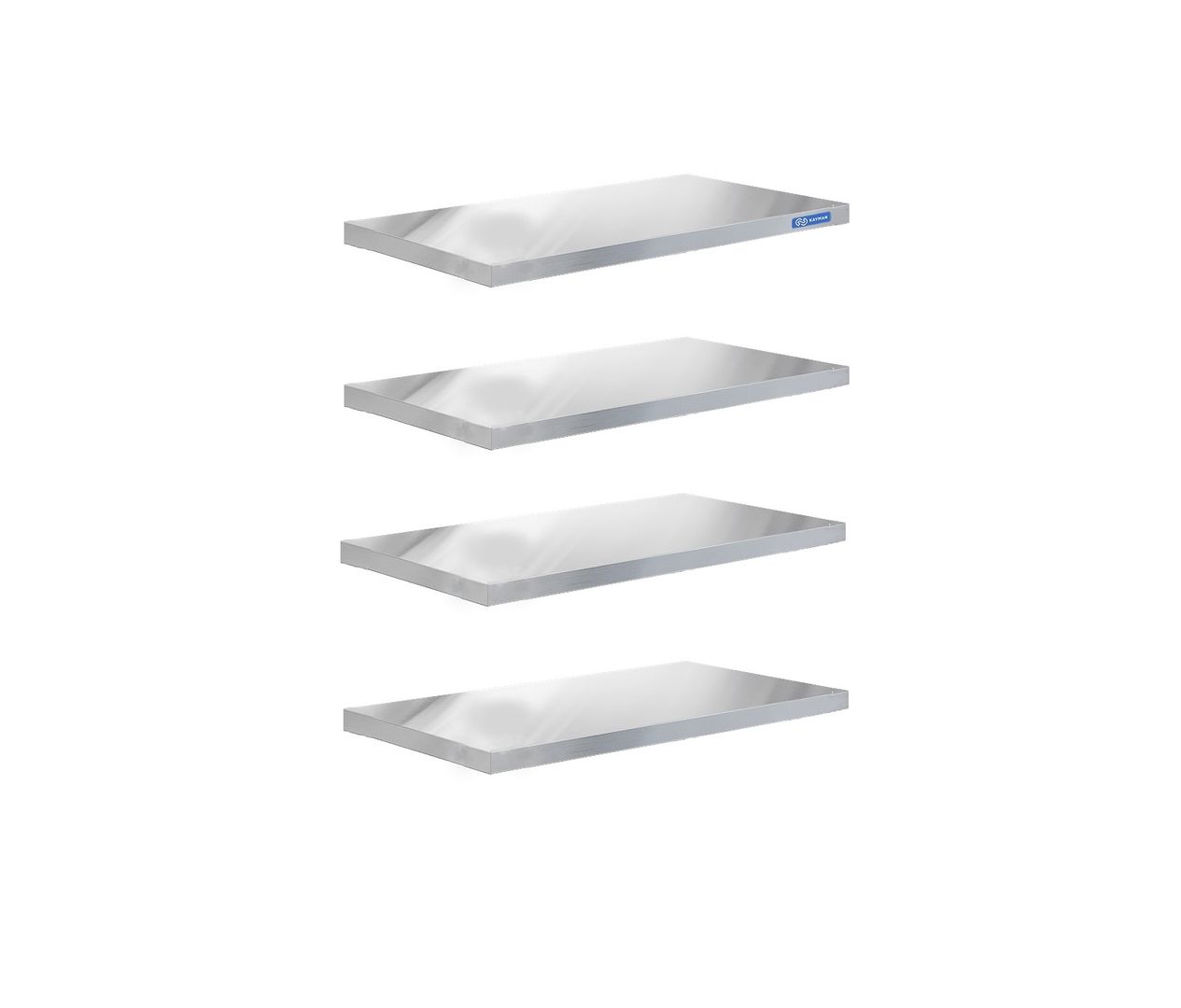 Купить КОМПЛЕКТ СПЛОШНЫХ ПОЛОК ДЛЯ СТЕЛЛАЖА КУХОННОГО KAYMAN ПС-42/0806