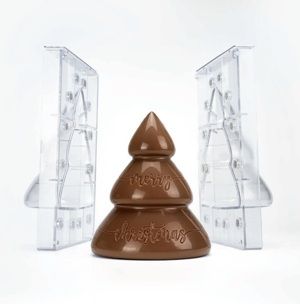 Купить Форма д/шок. 3D "Merry Christmas" 184x154мм h151, 500гр, 1 ячейка, п/к с магнитом 20SR108