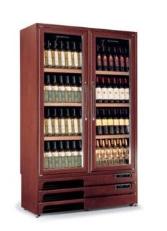 Купить ШКАФ ВИННЫЙ ДЕРЕВ.TECFRIGO ENOPRESTIGE 600 2TV ТЕМН.ОРЕХ