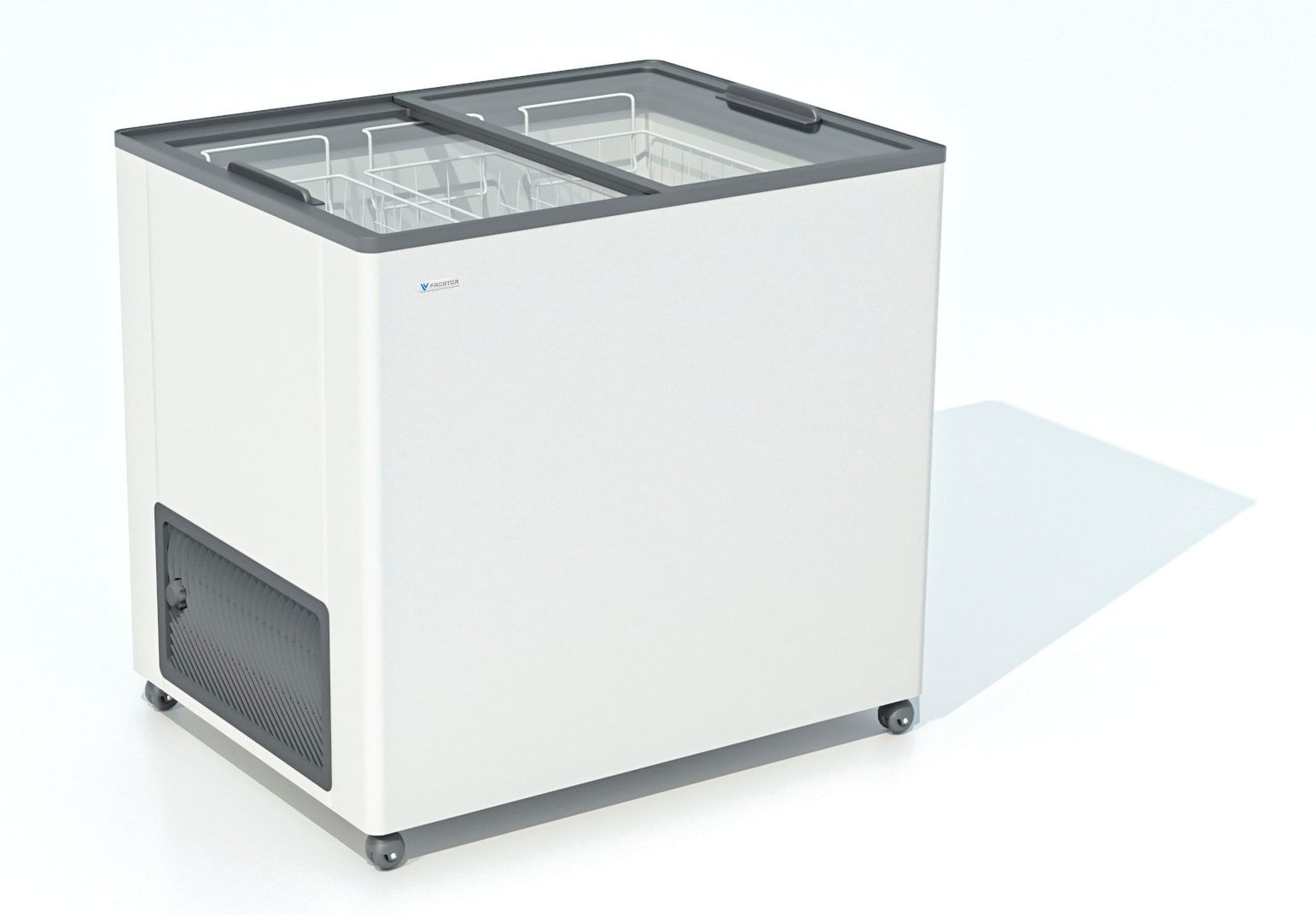 Купить ЛАРЬ МОРОЗИЛЬНЫЙ FROSTOR F 250 С ПРЯМОЕ СТЕКЛО СЕРЫЙ (ПРОПАН)
