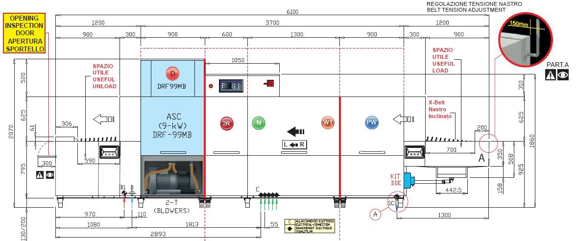 Купить МАШИНА Д/МОЙКИ ЯЩИКОВ DIHR LX 751 DX СПЕЦ.+DDE+DRF99MB+XP+SAN/ДЕЛЕНИЕ 3 ЧАСТИ