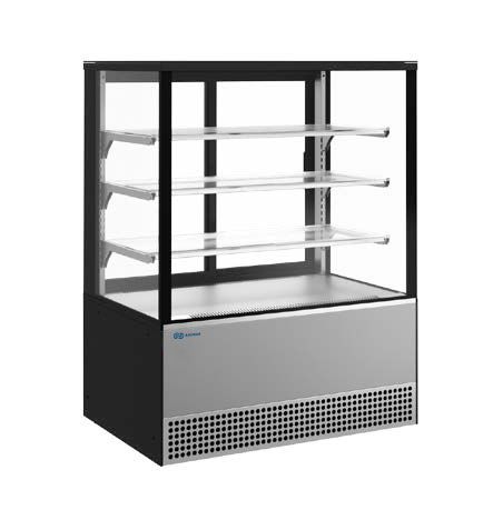 Купить ВИТРИНА КОНДИТЕРСКАЯ KAYMAN KВК-950М ЛЮКС КВАДРО ЧЕРНЫЙ