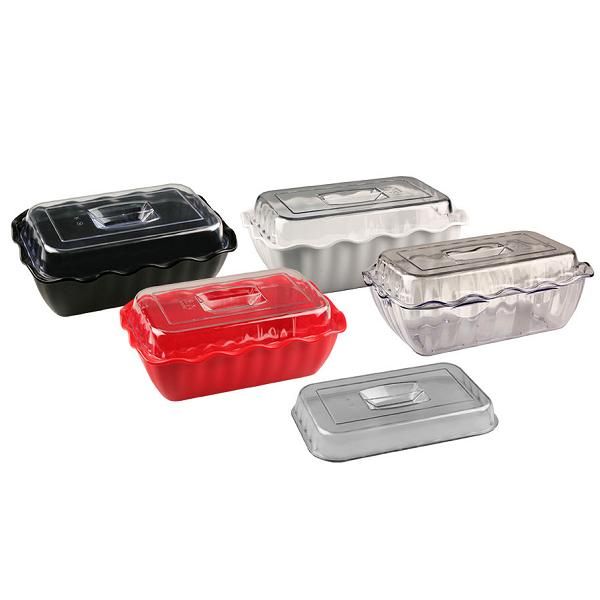 Купить Салатник 4,5л (33х26,5см h8см), волнистый край, пластик, прозрачный 422108201