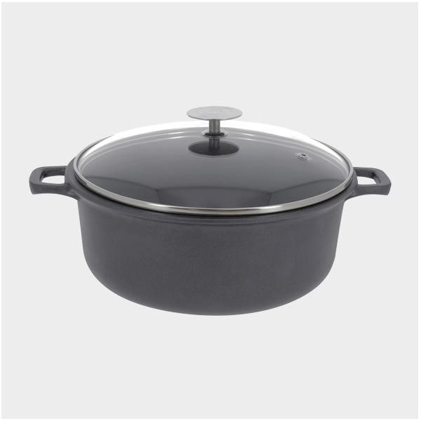 Купить Кастрюля 7,0л d28см h10см "Choc Extreme", со стеклянной крышкой, алюм. с антипр. покрытием 8311.28