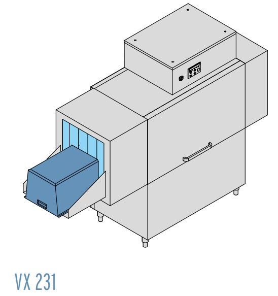 Купить МАШИНА Д/МОЙКИ ЯЩИКОВ DIHR VX 231 DX+DR99+SC10+DDE