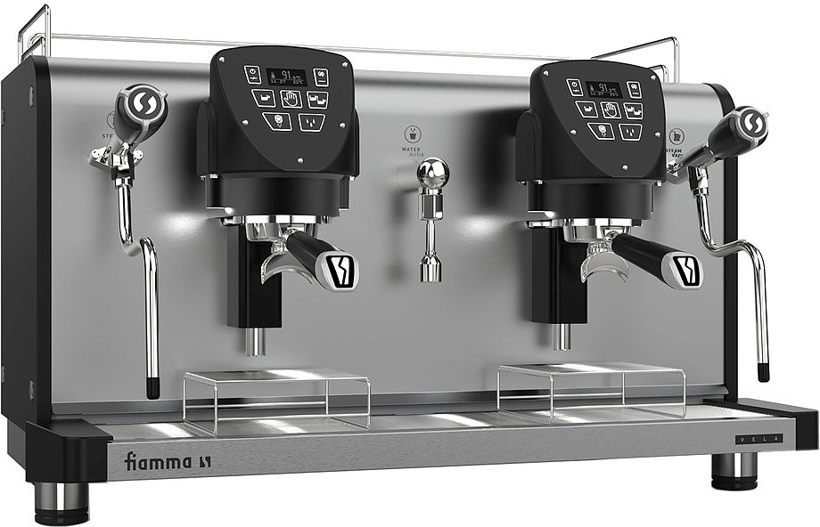 Купить Кофемашина рожковая мультибойлерная FIAMMA VELA DUAL 2 (автомат, 2 группы)