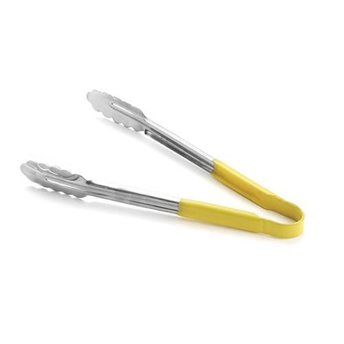 Купить Щипцы универсальные 30,5 см, нерж.сталь, ручка с виниловым покрытием (цвет желтый) 3712Y