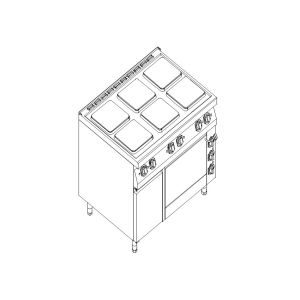 Купить ПЛИТА 6 КОНФОРОЧН.900СЕР KOGAST ESK-T69/1-0