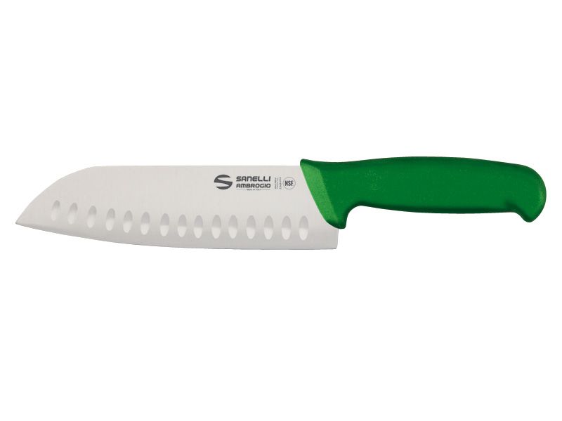Купить 8350018 Нож Сантоку Supra Colore (зеленая ручка, 18 см)