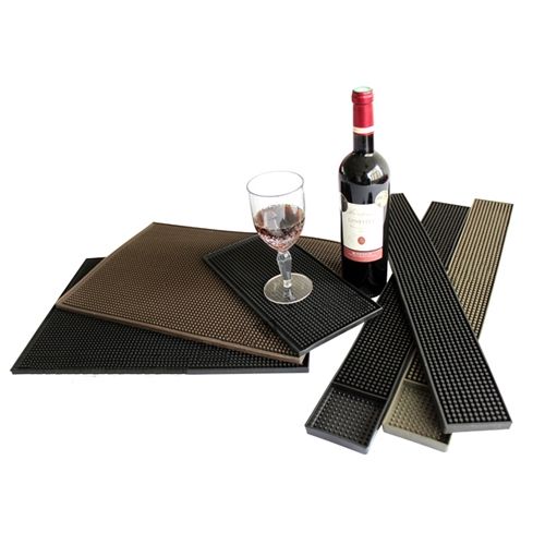 Купить Коврик барный 45х31см h1см, черный, резиновый, серия Jiwins JW-BMQ-BL