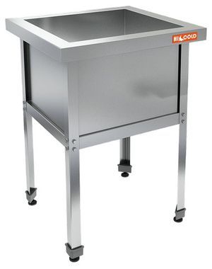 Купить Н1ВМ-7/7 Ц стол-моечная ванна сварная, 1 секц. (580х580х350), (оцин.угол), HICOLD RUS